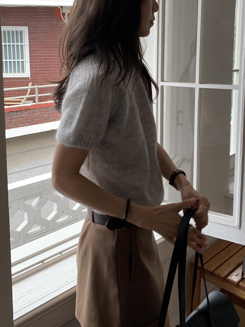 BAKING POWDER東大門㊣直郵女裝新品休閑時尚針織衫馬海毛BAKING POWDER針織衫
