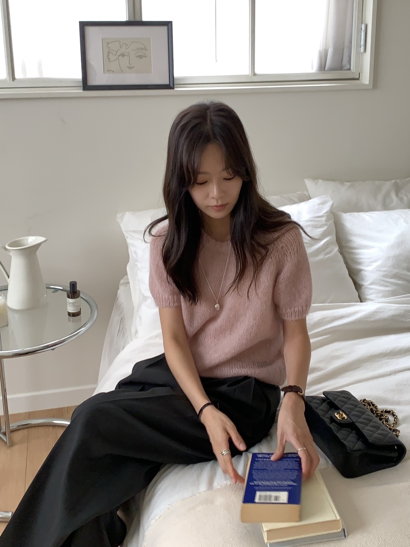 BAKING POWDER東大門㊣直郵女裝新品休閑時尚針織衫馬海毛BAKING POWDER針織衫