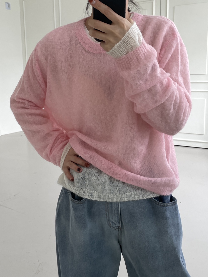 空韓國直郵㊣女裝新品休閑時尚熱賣職業真品推薦人氣針織衫CHAHEE針織衫