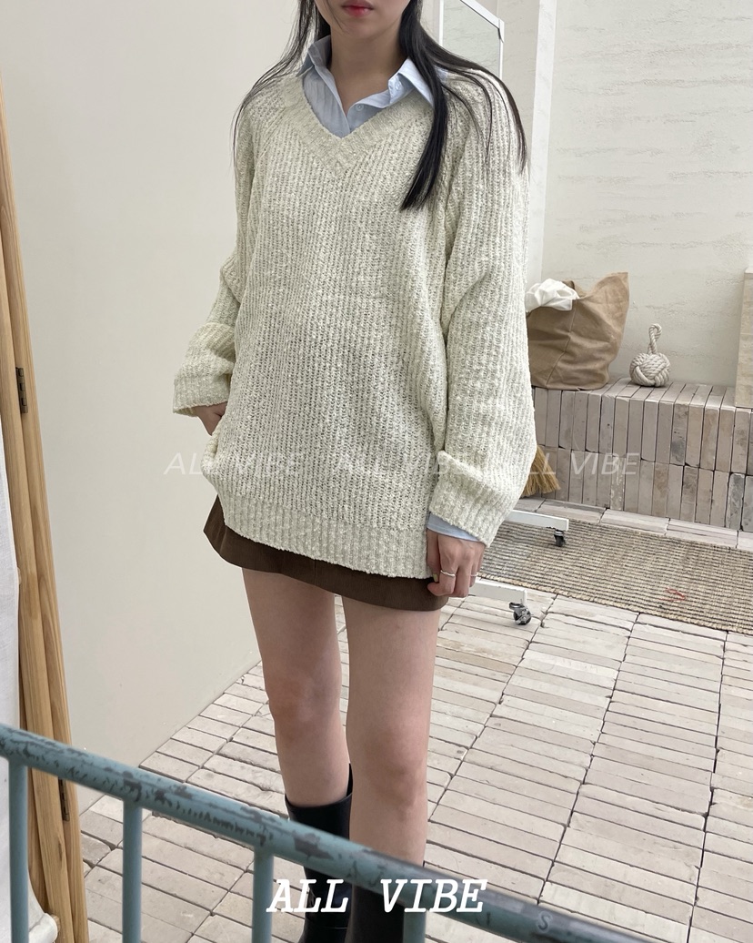 ALLVIBE東大門㊣代購女裝新款職業推薦時尚熱賣25秋冬針織衫ALLVIBE針織衫