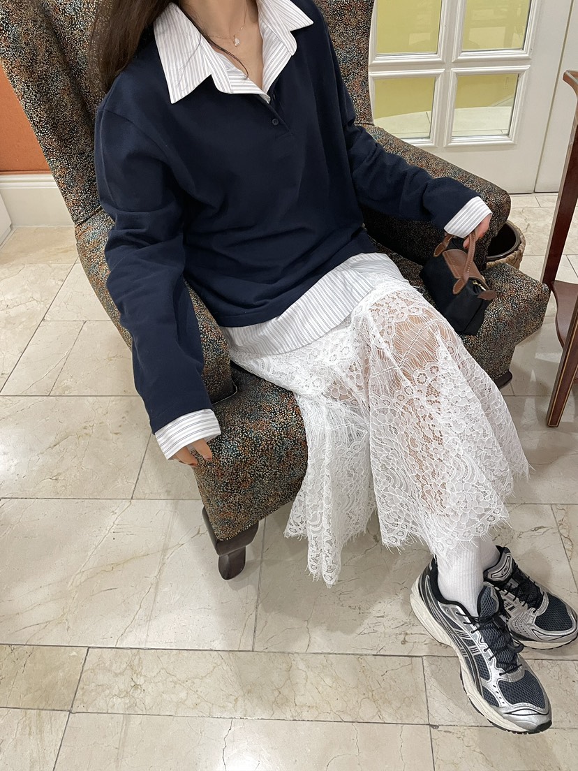 空韓國代購㊣女士新品職業推薦25秋冬熱賣人氣休閑真品長裙CHAHEE長裙