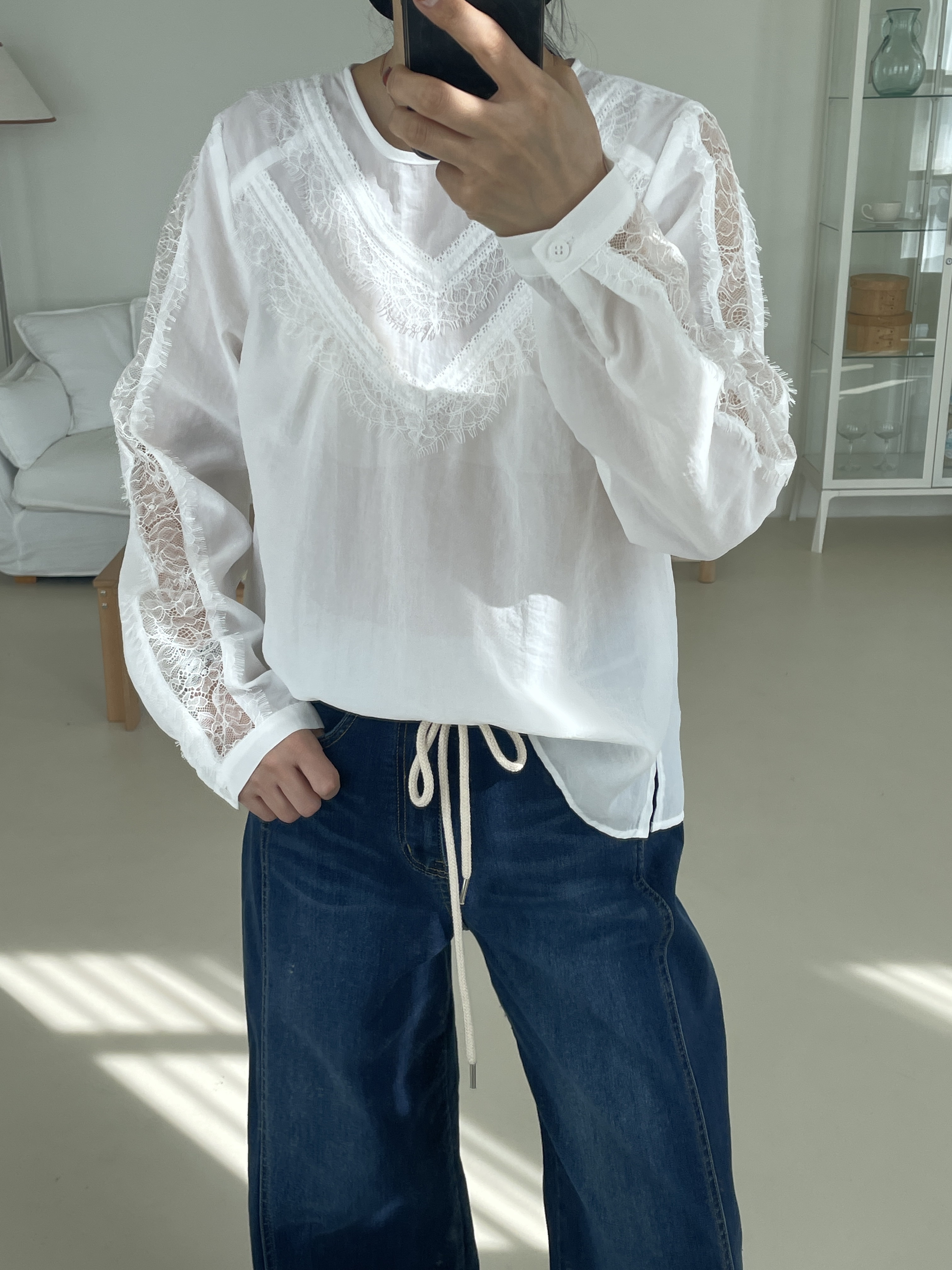 空東大門㊣實拍女士新品真品職業熱賣人氣推薦休閑襯衫蕾絲衫CHAHEE襯衫/蕾絲衫