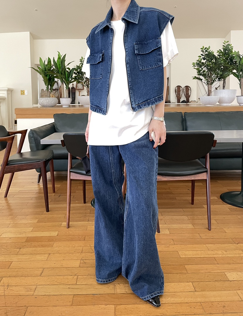 空東大門㊣代購女裝新款熱賣人氣真品職業休閑時尚推薦牛仔褲CHAHEE牛仔褲