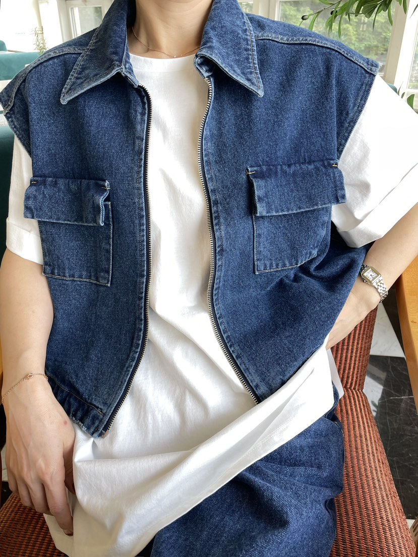 空東大門㊣直郵女士新品人氣熱賣推薦25秋冬真品職業時尚馬甲CHAHEE馬甲