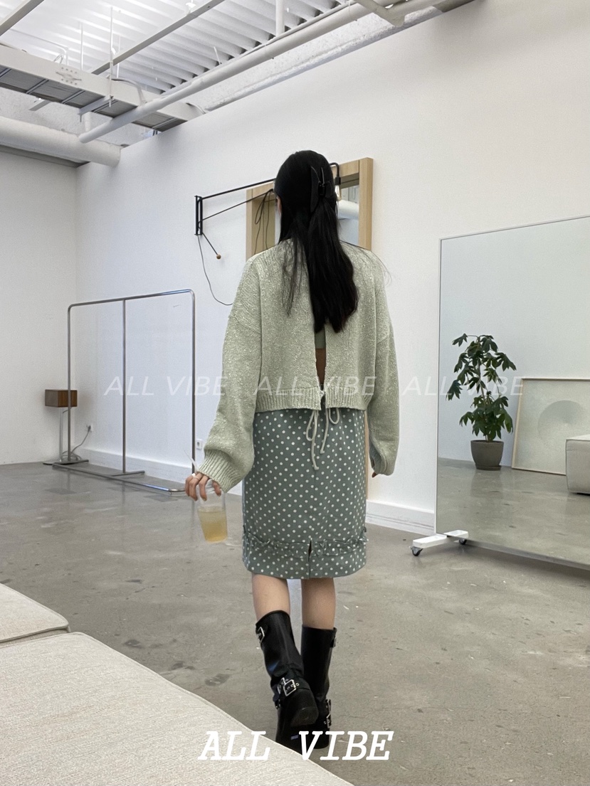 ALLVIBE韓國代購㊣女裝新款真品職業熱賣休閑25秋冬推薦針織衫ALLVIBE針織衫