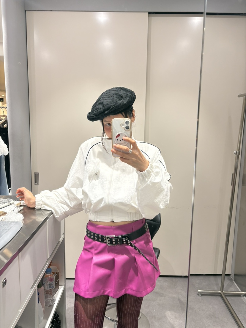 PLATFORM-L東大門㊣代購女士新款真品休閑時尚短裙復古皮革PLATFORM短裙