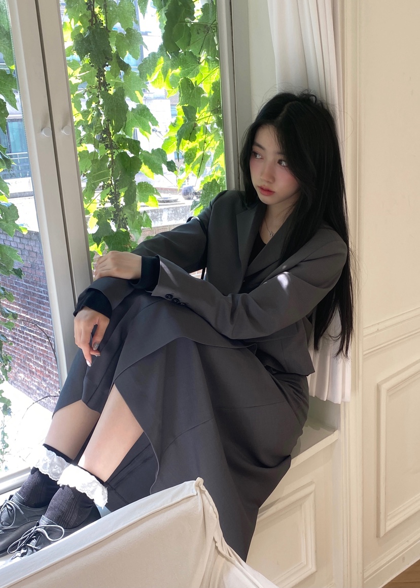 NDE韓國直郵㊣女士新款真品熱賣職業推薦時尚人氣休閑25秋冬夾克NDE夾克