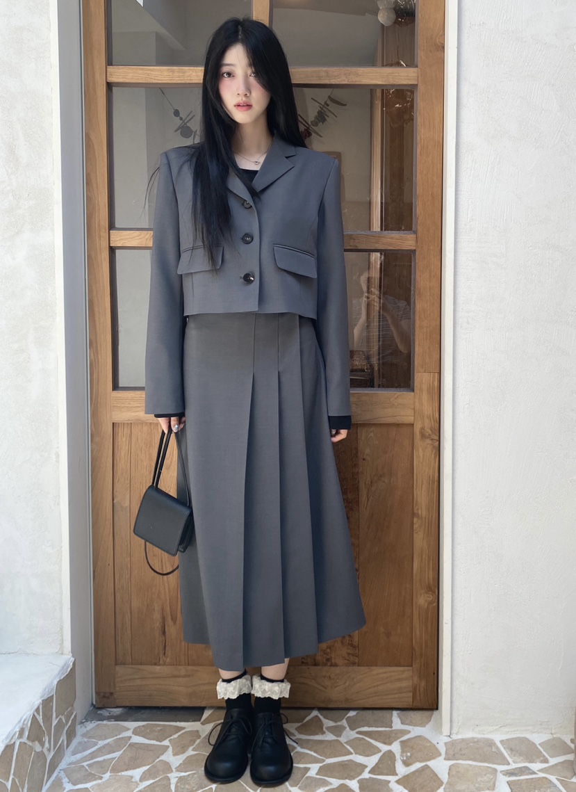 NDE韓國直郵㊣女士新款真品熱賣職業推薦時尚人氣休閑25秋冬夾克NDE夾克