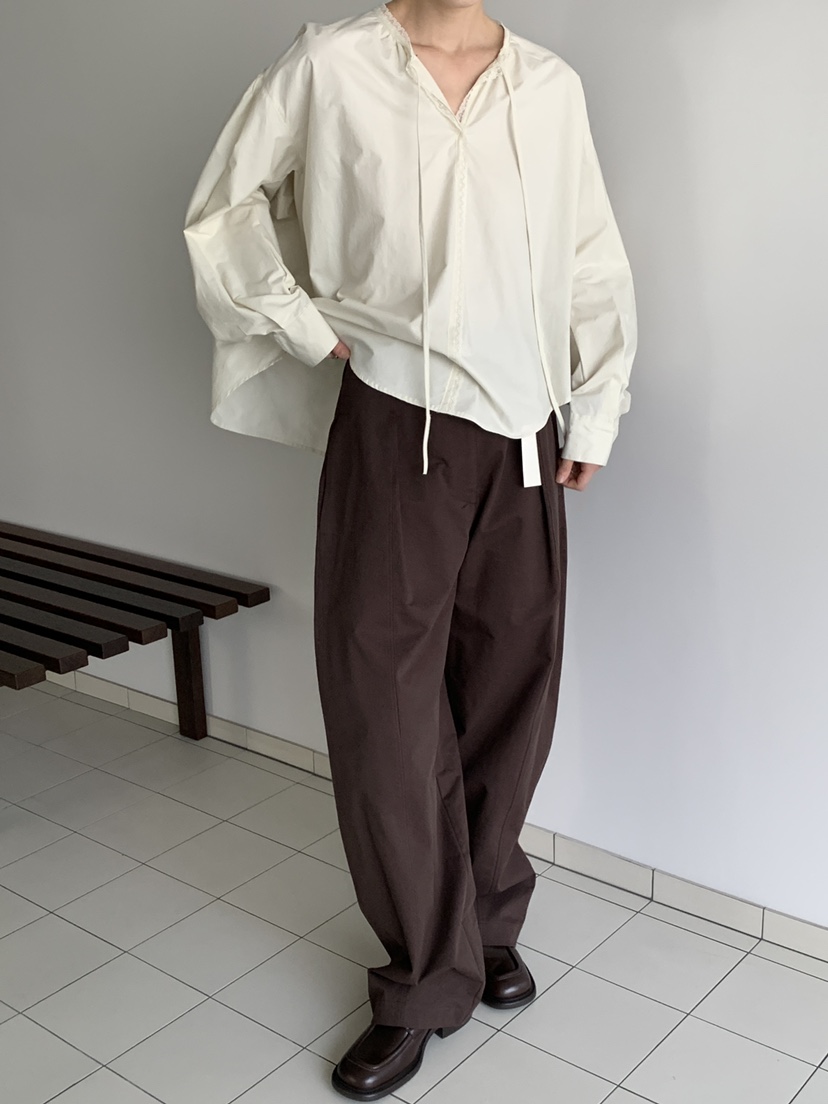 MOVENNE東大門㊣直郵女士新品真品25秋冬人氣職業襯衫蕾絲衫MOVENNE襯衫/蕾絲衫