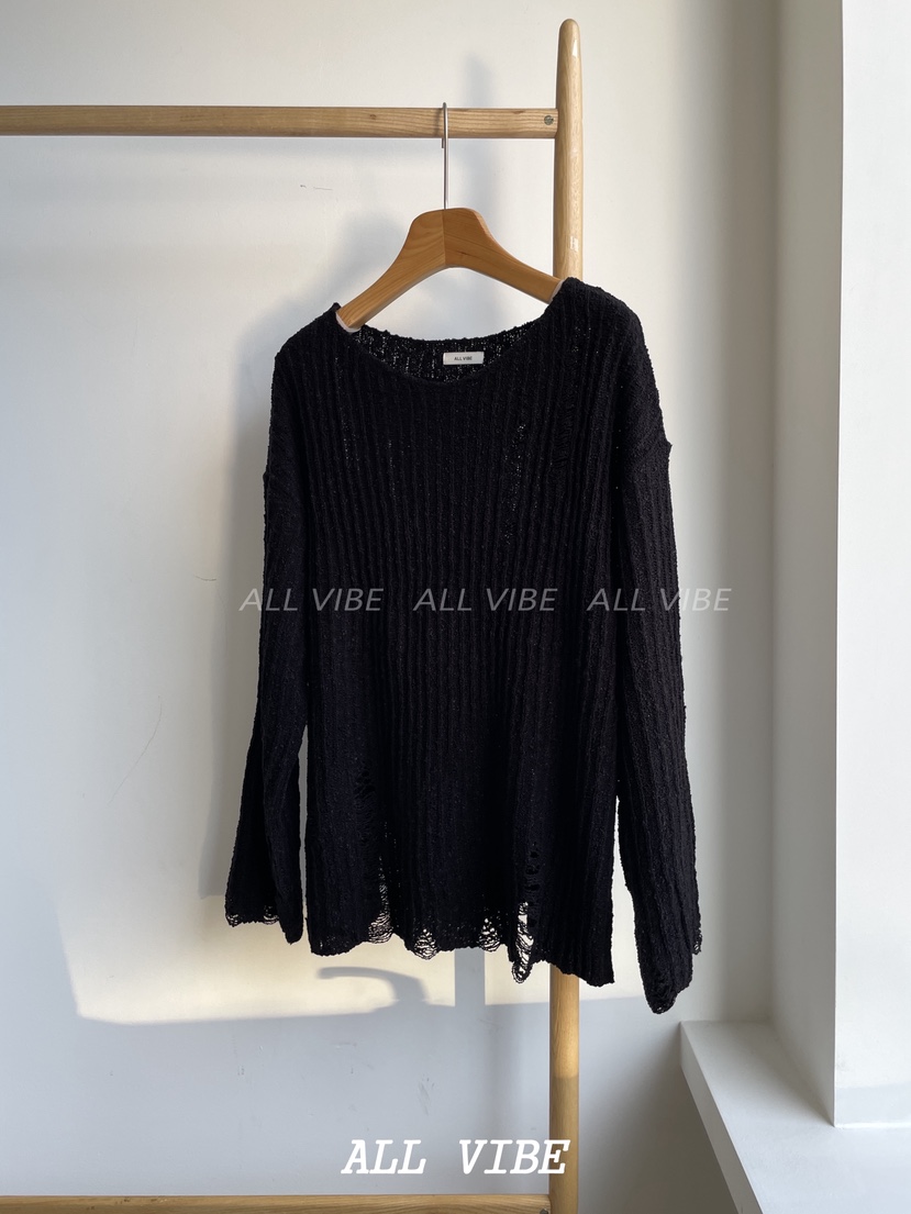 ALLVIBE韓國直郵㊣女士新品時尚熱賣真品休閑推薦25秋冬針織衫ALLVIBE針織衫圖色4