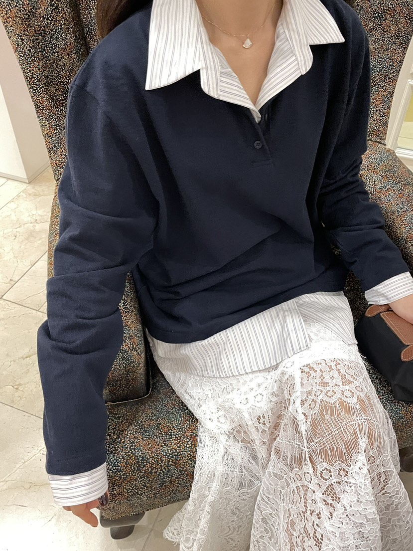 空韓國直郵㊣女裝新品25秋冬人氣職業推薦熱賣休閑時尚長袖T恤CHAHEE長袖T恤