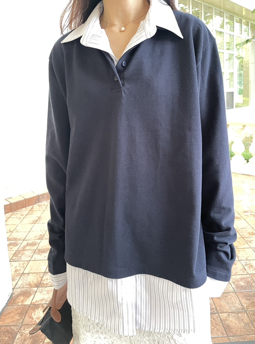 空韓國直郵㊣女裝新品25秋冬人氣職業推薦熱賣休閑時尚長袖T恤CHAHEE長袖T恤