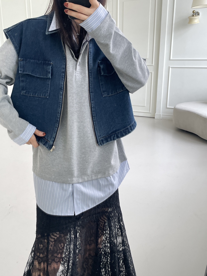 空韓國直郵㊣女裝新品25秋冬人氣職業推薦熱賣休閑時尚長袖T恤CHAHEE長袖T恤