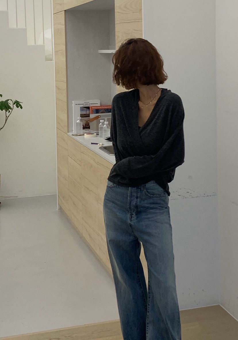 PARIS MATCH東大門㊣直郵女裝新品25秋冬熱賣人氣推薦牛仔褲PARIS MATCH牛仔褲