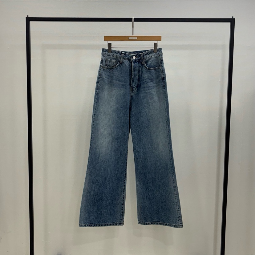 PARIS MATCH東大門㊣直郵女裝新品25秋冬熱賣人氣推薦牛仔褲PARIS MATCH牛仔褲圖色1