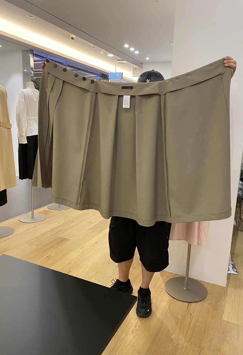 NDE韓國代購㊣女裝新品休閑25秋冬推薦職業人氣時尚熱賣長裙NDE長裙