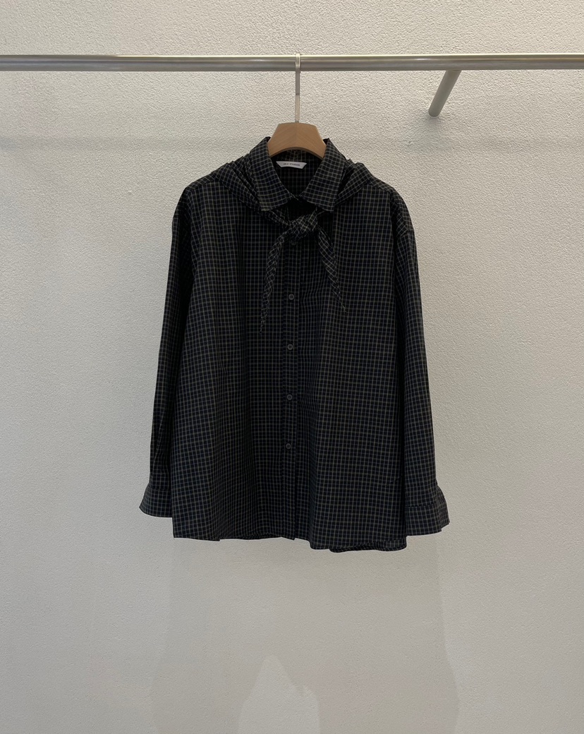 ABLERING東大門㊣代購女士新款熱賣職業人氣襯衫蕾絲衫含絲巾ABLE STANDARD/ABLERING襯衫/蕾絲衫圖色1
