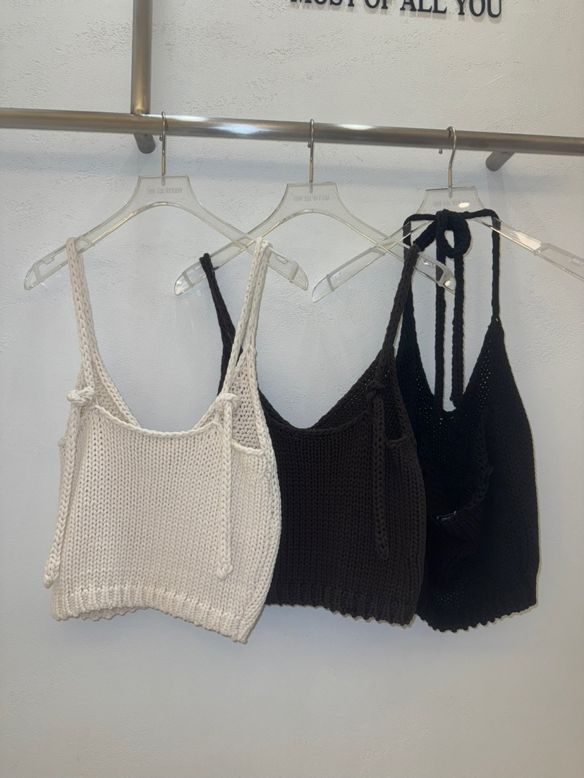 MOST OF ALL U東大門㊣代購女裝新品25秋冬真品吊帶背心MOST OF ALL U吊帶/背心