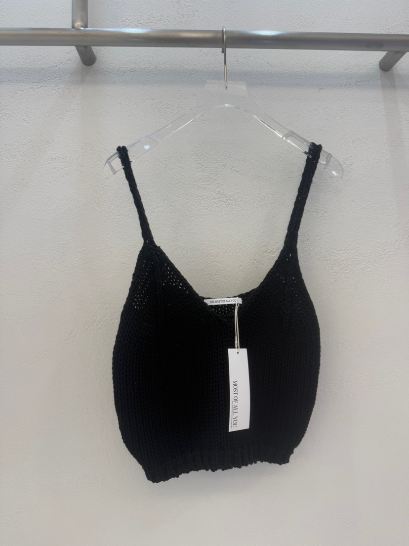 MOST OF ALL U東大門㊣代購女裝新品25秋冬真品吊帶背心MOST OF ALL U吊帶/背心圖色3