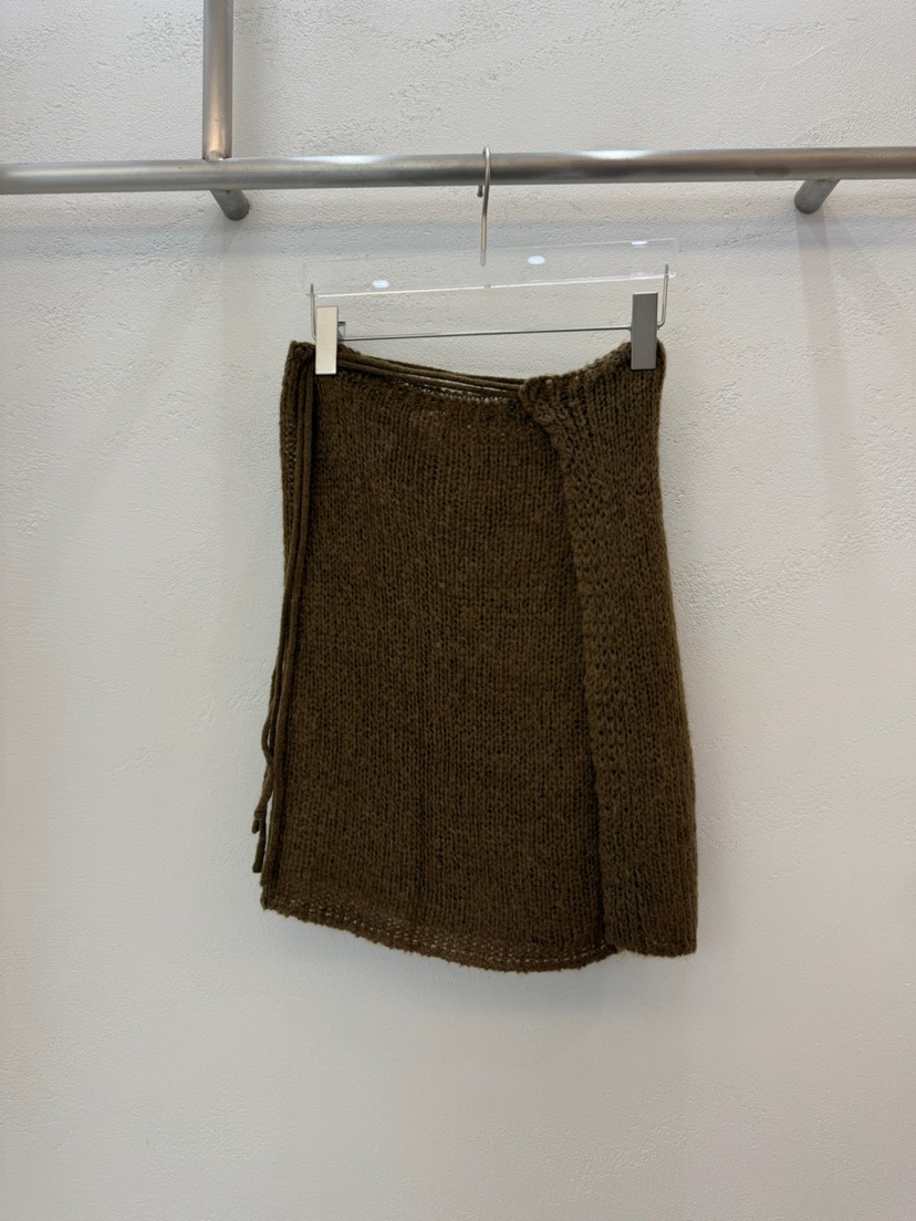 MOST OF ALL U東大門㊣代購女士新品真品推薦人氣短裙羊駝MOST OF ALL U短裙圖色3