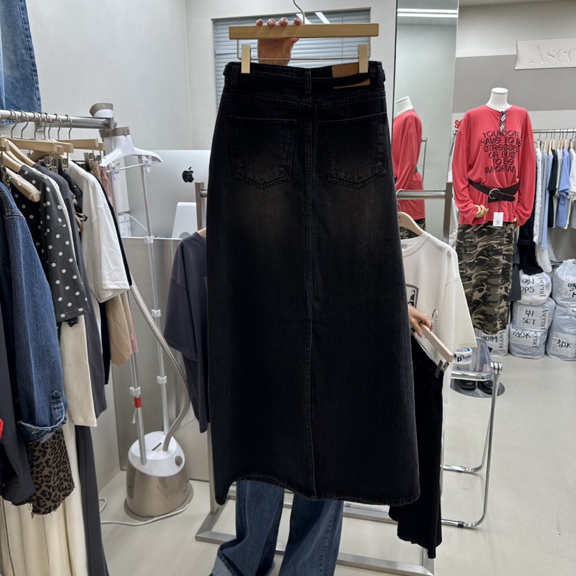 ASCEND韓國代購㊣女士新品真品職業推薦25秋冬時尚熱賣長裙ASCEND長裙