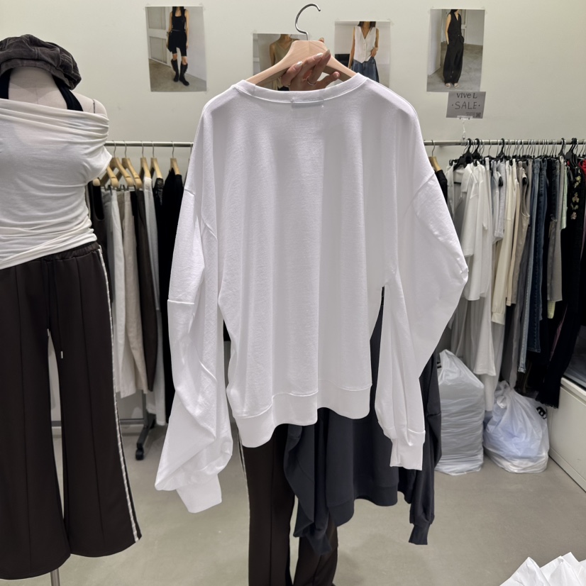 VIVEL東大門㊣直郵女士新品時尚熱賣人氣25秋冬推薦休閑衛衣VIVEL衛衣