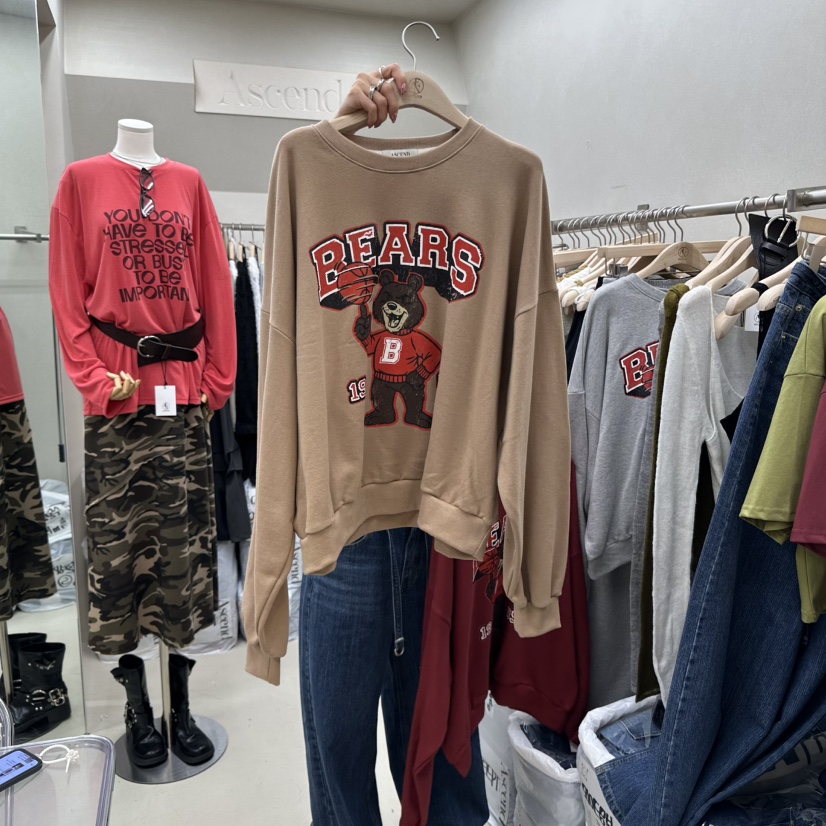 ASCEND東大門㊣直郵女士新品休閑推薦職業人氣時尚熱賣衛衣ASCEND衛衣圖色1
