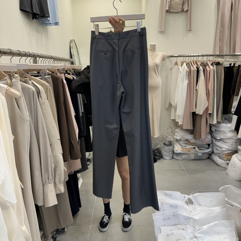 THE LOW東大門㊣直郵女裝新品時尚推薦職業25秋冬休閑休閑褲THE LOW休閑褲