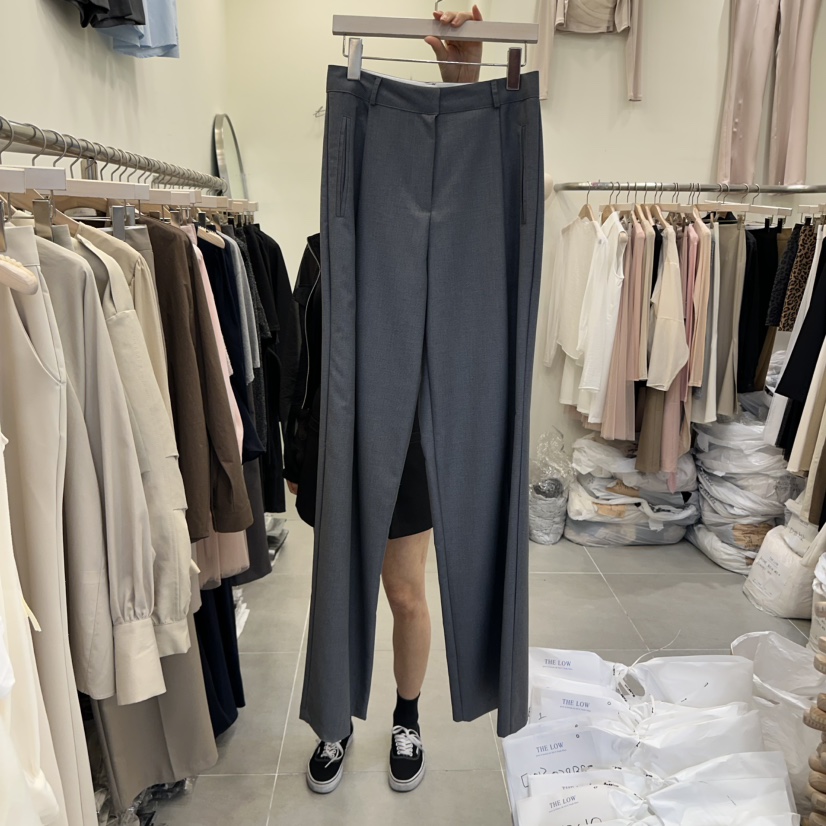 THE LOW東大門㊣直郵女裝新品時尚推薦職業25秋冬休閑休閑褲THE LOW休閑褲圖色2