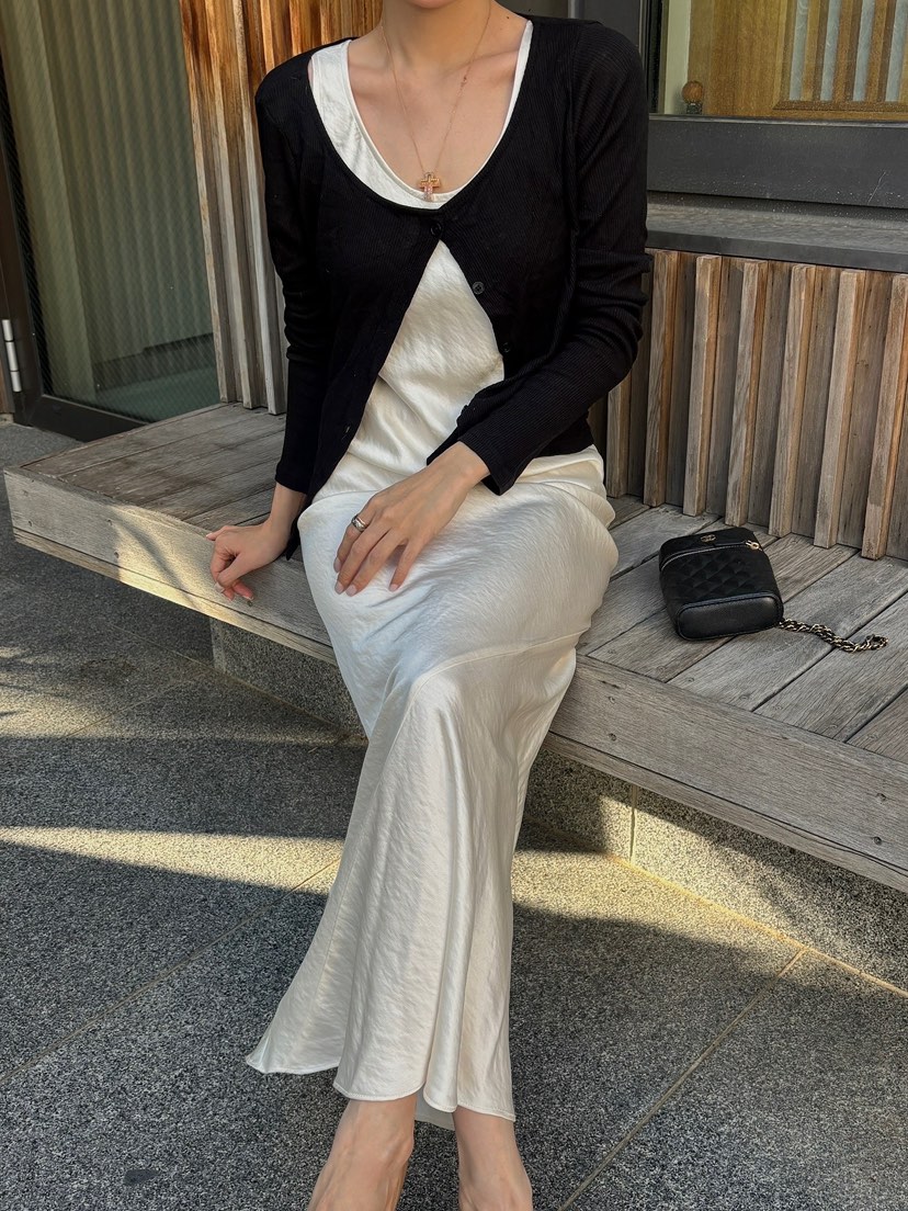 THE LOW韓國代購㊣女士新品休閑職業推薦熱賣真品25秋冬連衣裙THE LOW連衣裙