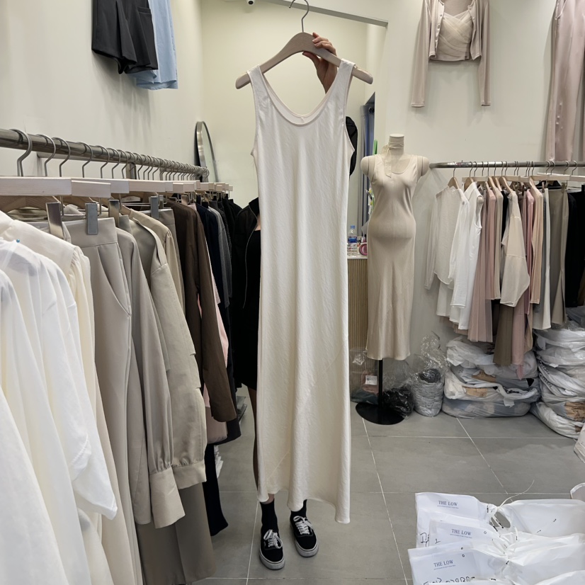 THE LOW韓國代購㊣女士新品休閑職業推薦熱賣真品25秋冬連衣裙THE LOW連衣裙圖色1