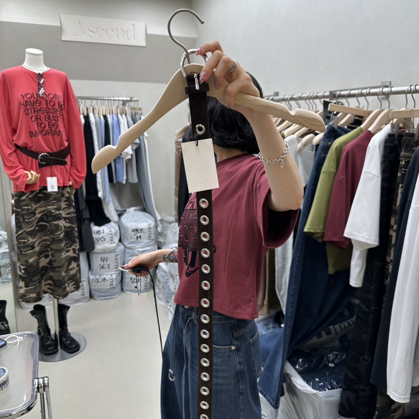 ASCEND東大門㊣實拍女裝新品熱賣人氣職業休閑真品腰帶腰帶ASCEND腰帶圖色1