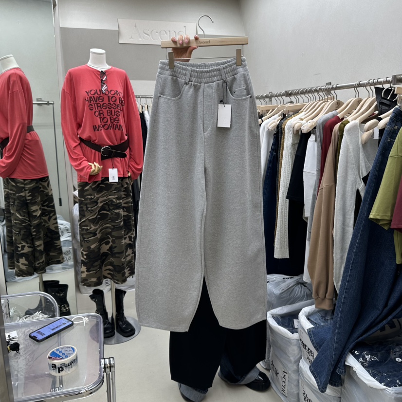 ASCEND東大門㊣代購女裝新款時尚職業休閑人氣25秋冬休閑褲ASCEND休閑褲