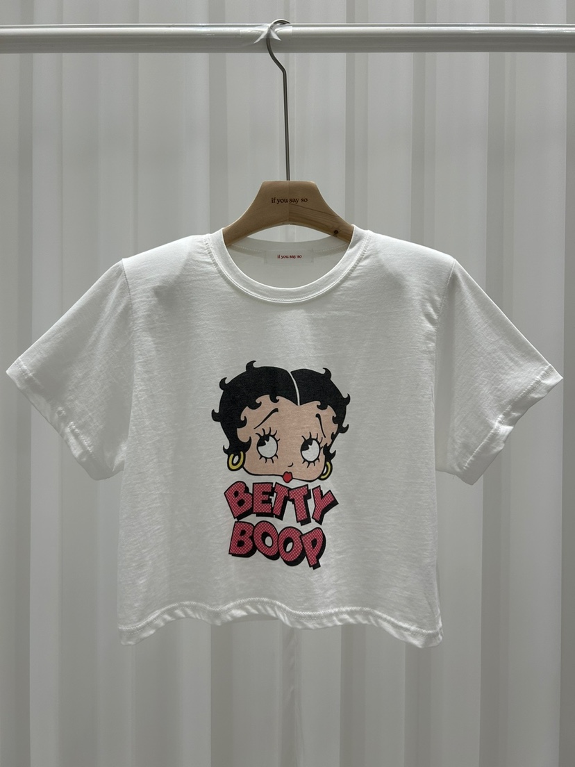 IF YOU SAY SO東大門㊣直郵女裝新品推薦人氣25秋冬休閑T恤IF YOU SAY SOT恤圖色1