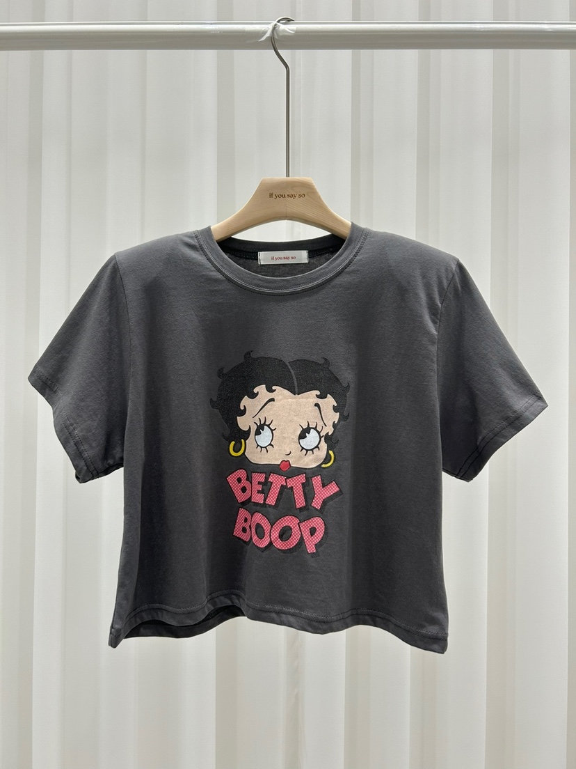 IF YOU SAY SO東大門㊣直郵女裝新品推薦人氣25秋冬休閑T恤IF YOU SAY SOT恤圖色3