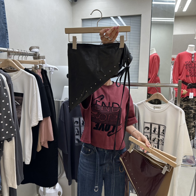 ASCEND韓國直郵㊣女裝新款人氣時尚熱賣休閑職業推薦25秋冬短裙ASCEND短裙圖色3