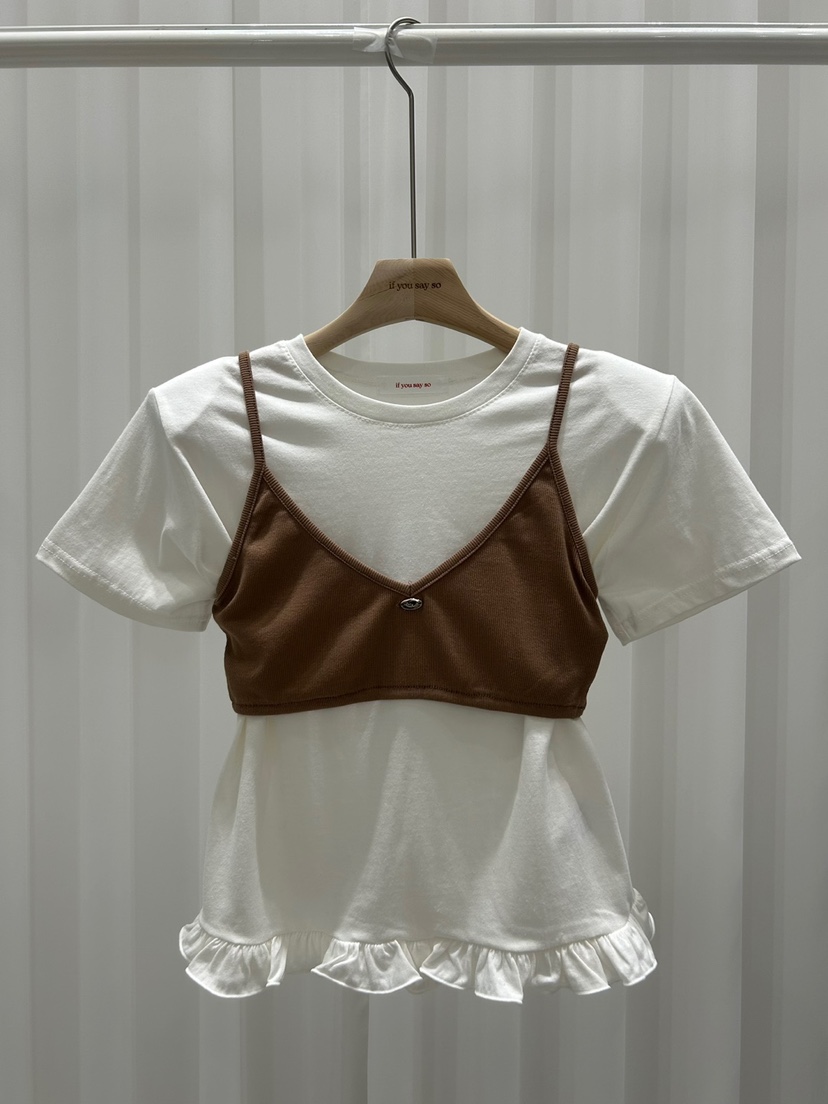 IF YOU SAY SO東大門㊣實拍女士新品25秋冬真品套裝兩件套IF YOU SAY SO套裝圖色2