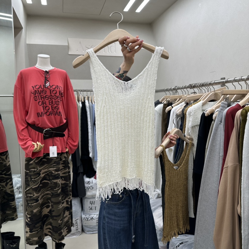 ASCEND東大門㊣實拍女士新款休閑熱賣推薦人氣職業吊帶背心ASCEND吊帶/背心