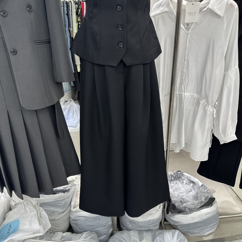 VIVEL韓國直郵㊣女士新品人氣熱賣時尚25秋冬休閑真品休閑褲VIVEL休閑褲