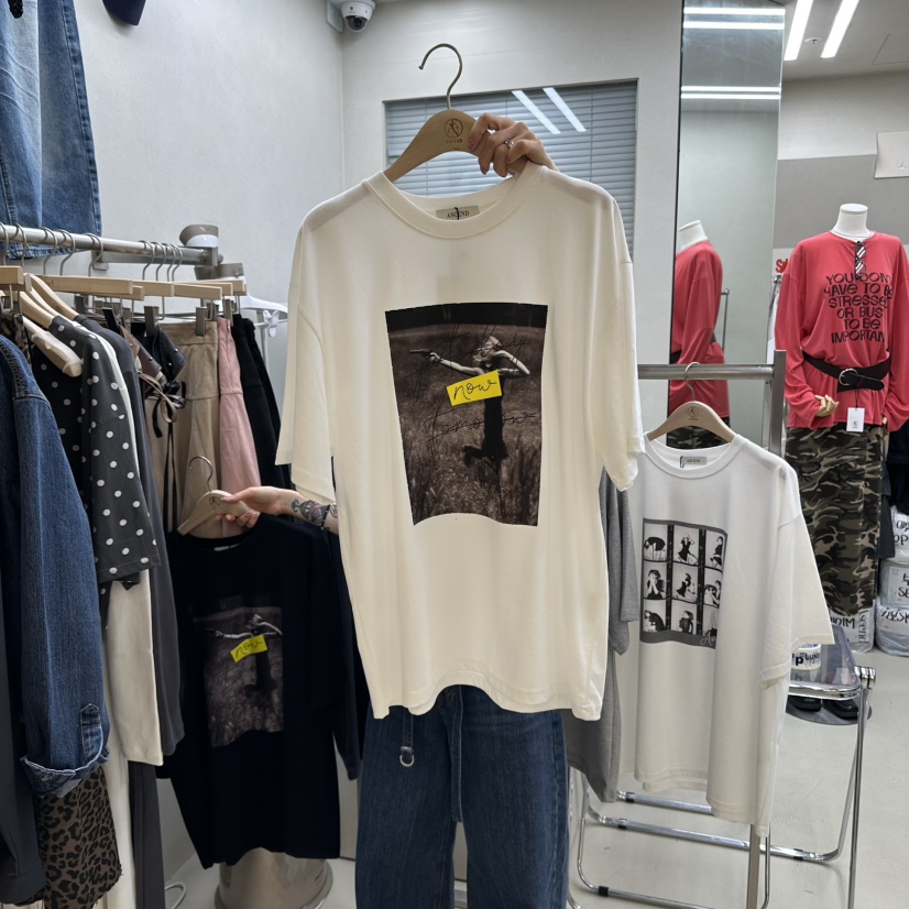 ASCEND東大門㊣代購女裝新品25秋冬推薦休閑時尚職業真品T恤ASCENDT恤