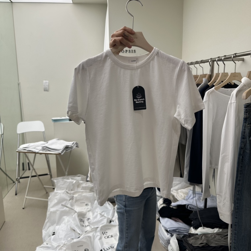 NOPSIS東大門㊣代購女裝新品25秋冬人氣職業熱賣休閑時尚T恤NOPSIST恤圖色1