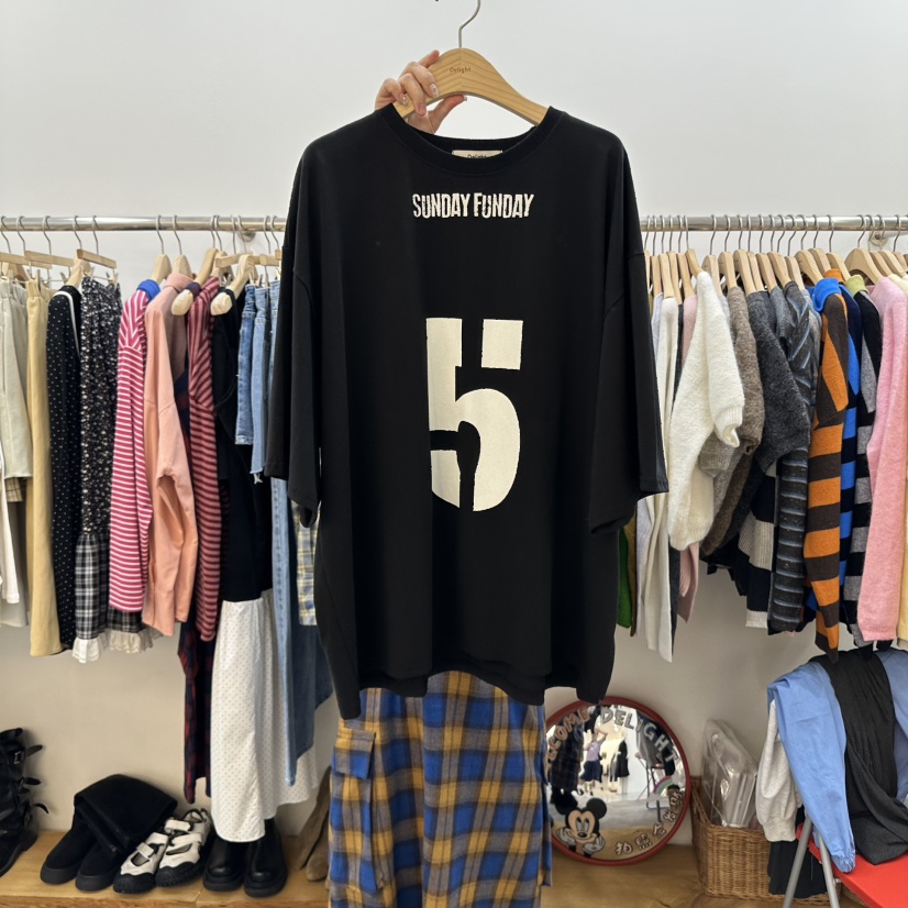 DELIGHT-L東大門㊣直郵女士新品休閑時尚25秋冬職業真品T恤DELIGHTT恤圖色3