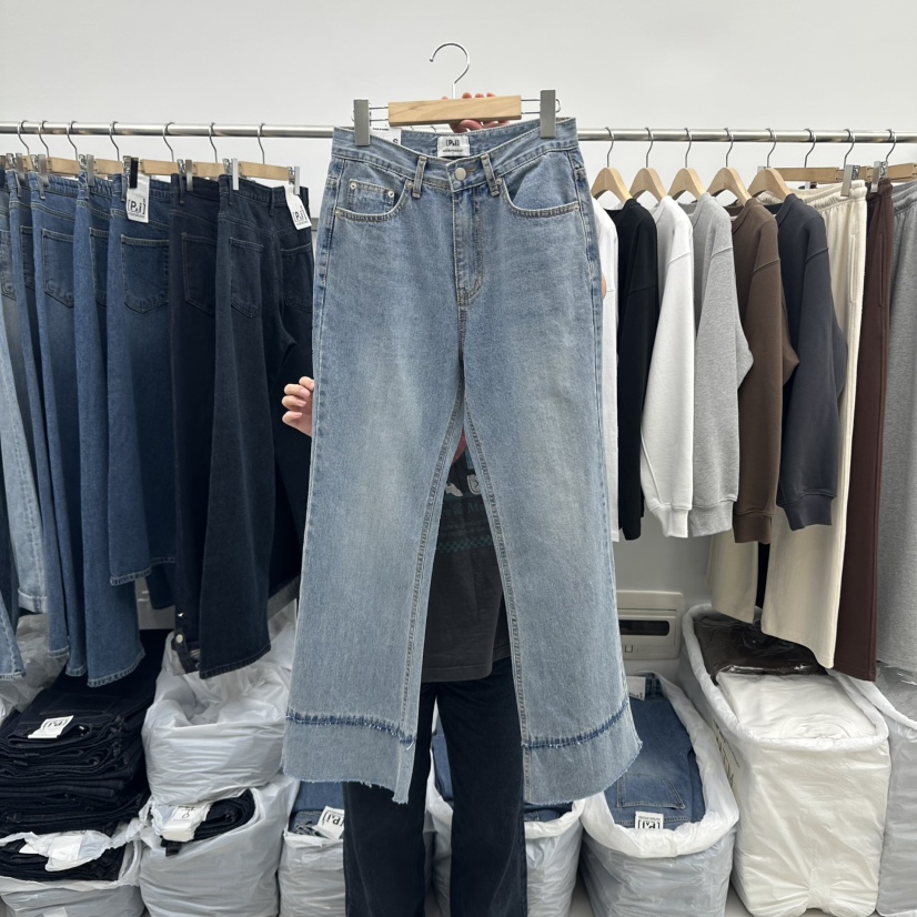 VERVE東大門㊣實拍女裝新品時尚推薦職業人氣25秋冬休閑牛仔褲VERVE牛仔褲