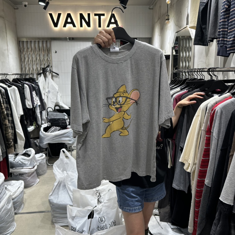 VANTA東大門㊣實拍女裝新款25秋冬推薦職業時尚休閑人氣T恤VANTAT恤圖色2