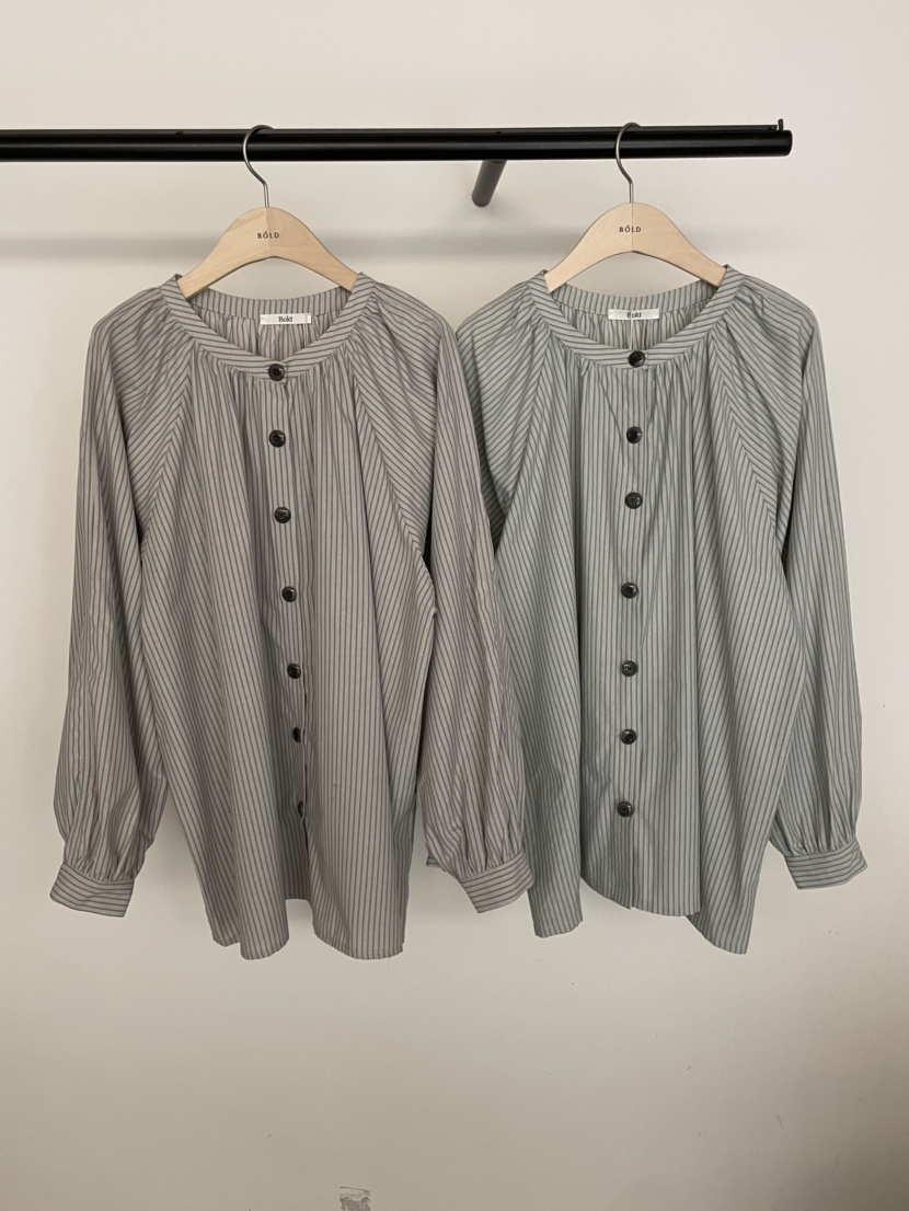 BOLD-A東大門㊣實拍女裝新品真品時尚人氣25秋冬襯衫蕾絲衫RE BOLD襯衫/蕾絲衫