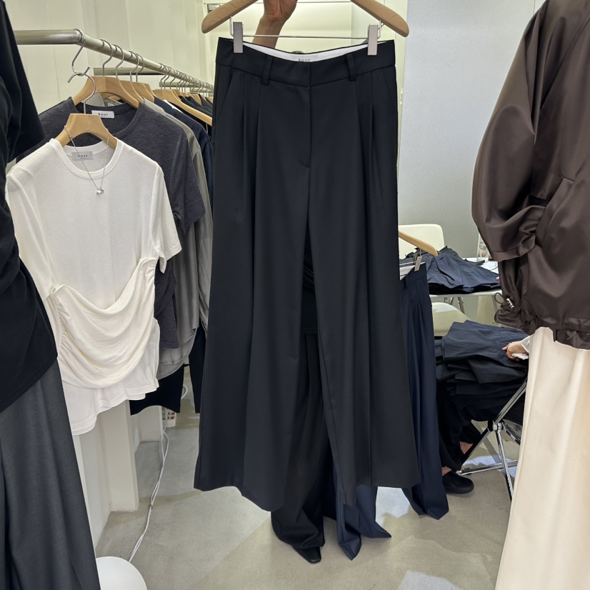AMON東大門㊣直郵女裝新品熱賣真品推薦職業時尚25秋冬休閑褲AMON休閑褲圖色2