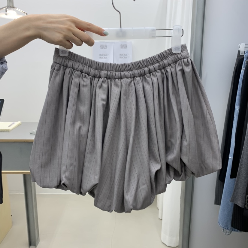 STAINLESS韓國直郵㊣女裝新品25秋冬休閑真品時尚職業短褲條紋STAINLESS短褲