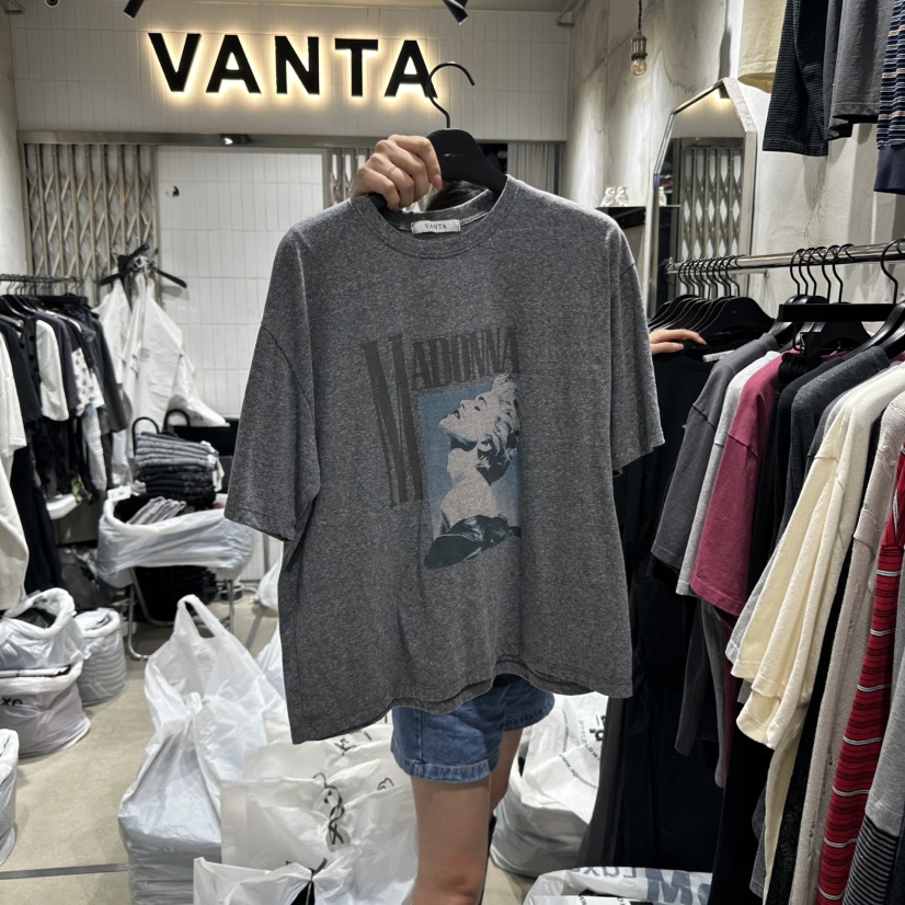 VANTA韓國直郵㊣女裝新款時尚職業熱賣推薦休閑人氣T恤復古VANTAT恤