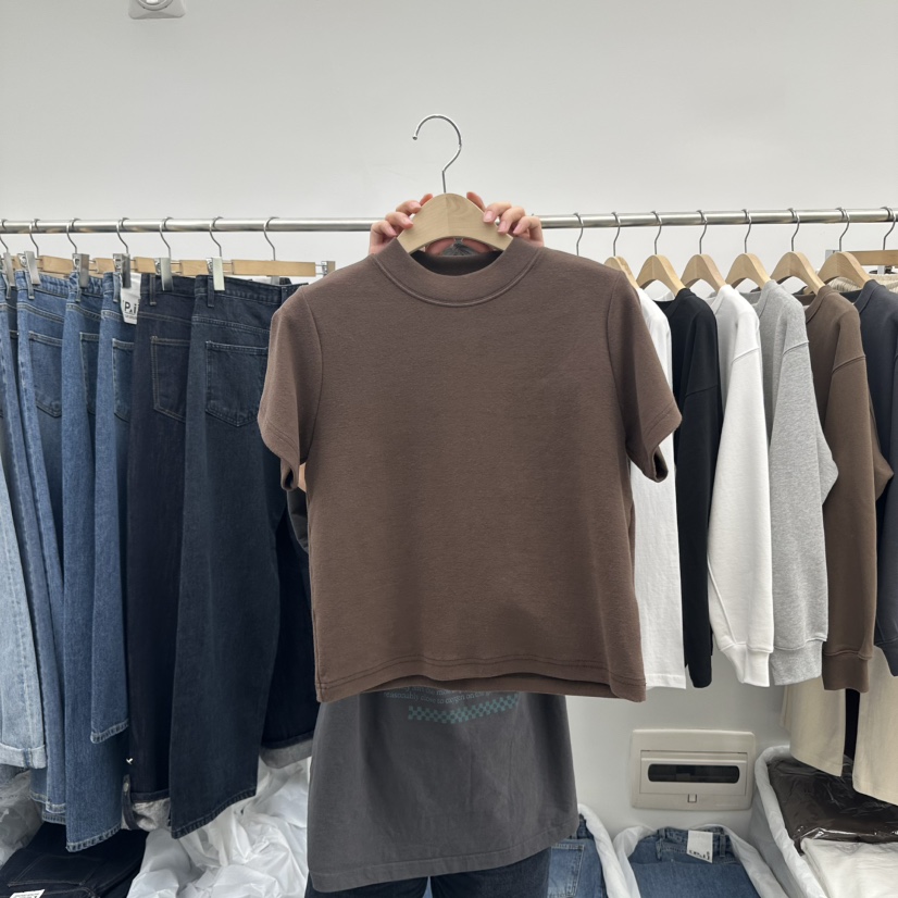 VERVE東大門㊣直郵女士新品25秋冬熱賣時尚真品休閑人氣T恤VERVET恤圖色3
