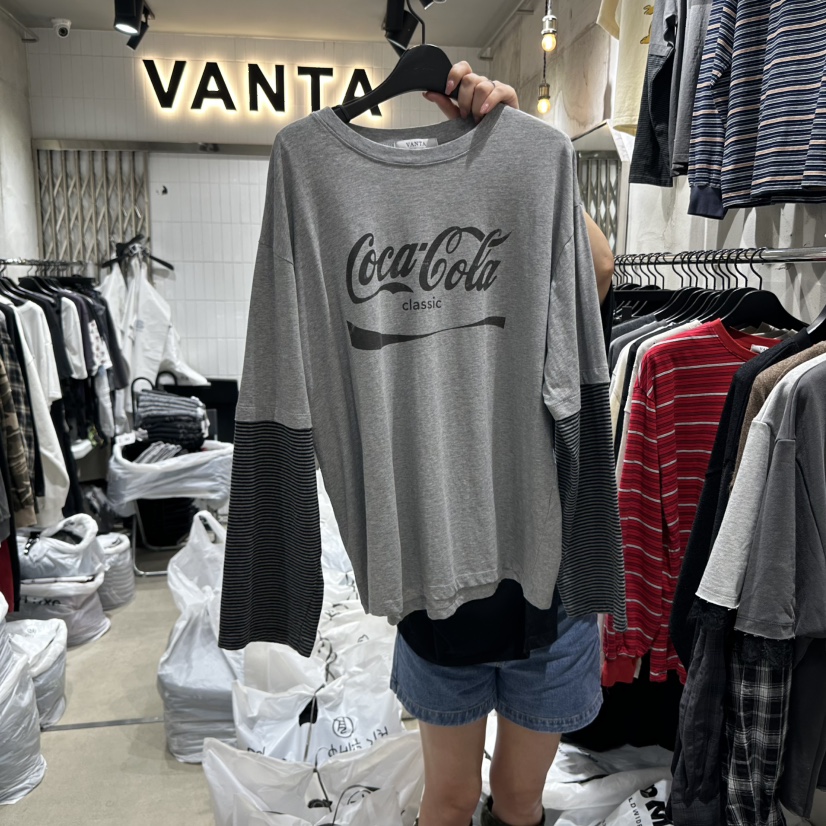 VANTA韓國代購㊣女士新品職業25秋冬真品襯衫蕾絲衫假兩件復古VANTA襯衫/蕾絲衫圖色2